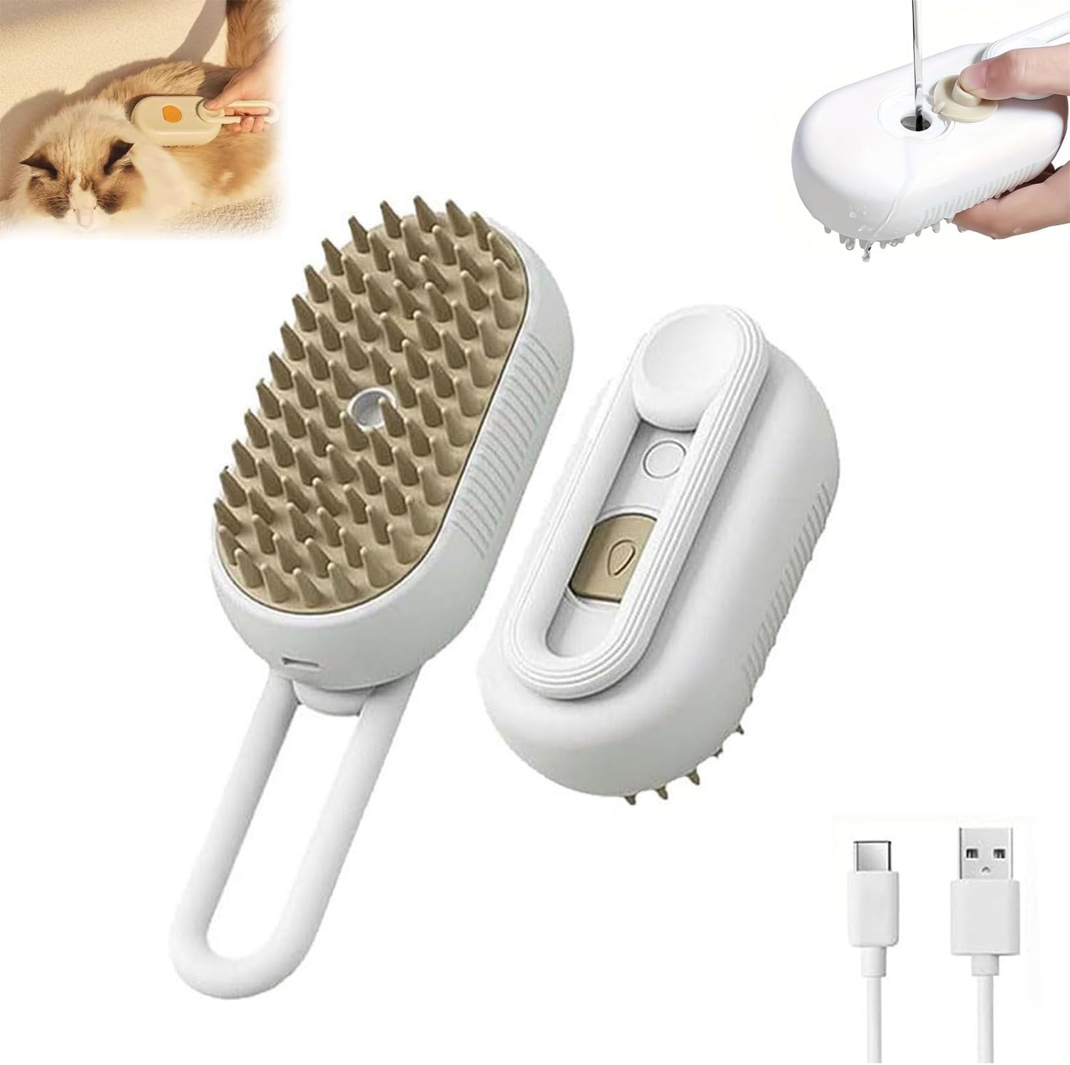 FuzzyOut -Cepillo de vapor 3 en 1