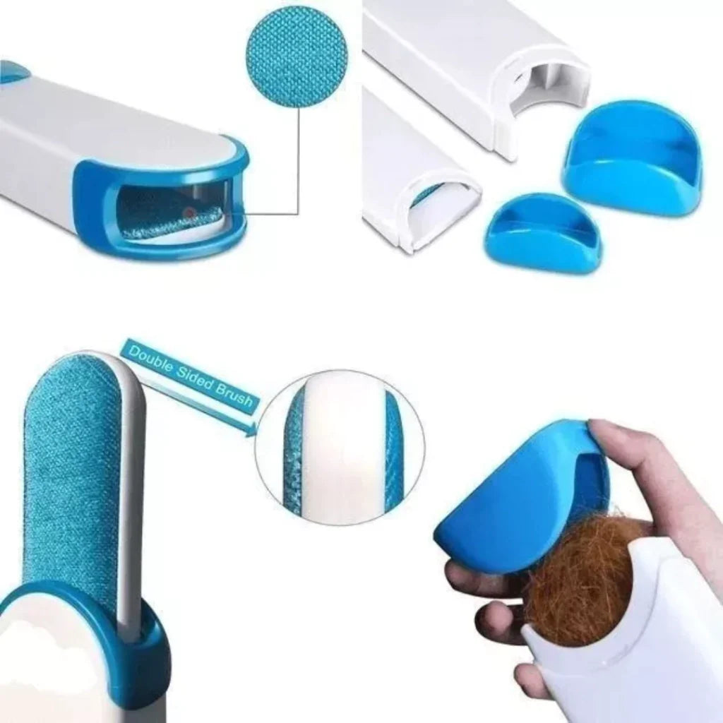 Saca Pelos - Estuche Auto limpiante con 2 Medidas - TRICAS MASCOTAS